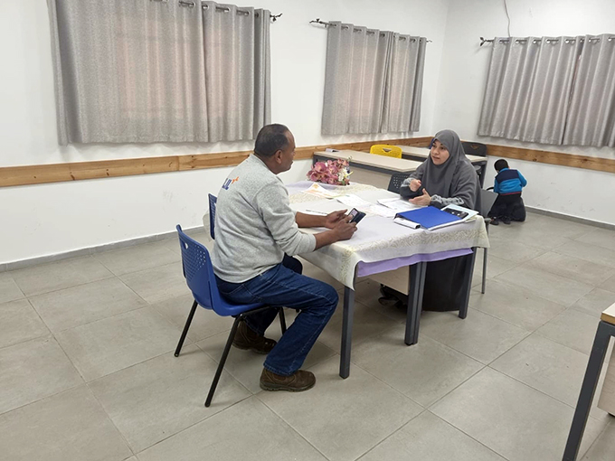 أجتماع أهالي طلاب المدرسة الثانوية التكنولوجية جلجولية